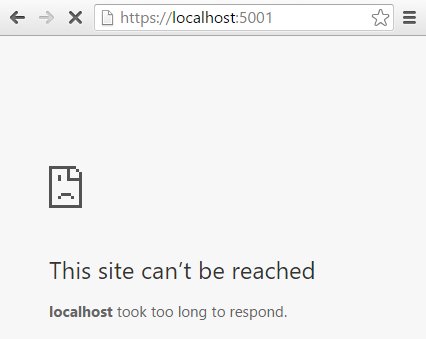 Timeout trying to establish secure conntection
