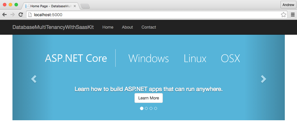 App before injecting AppTenant