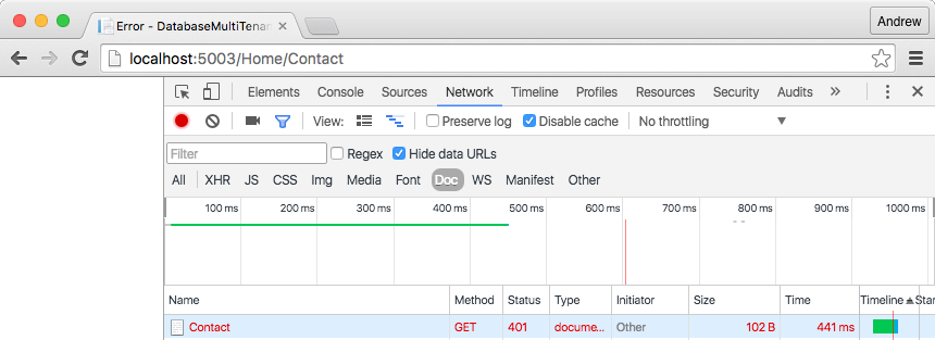 Image of 403 response