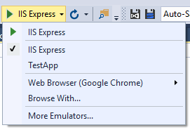 Debug targets in visual studio
