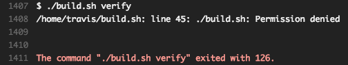 Log for permission denied errors