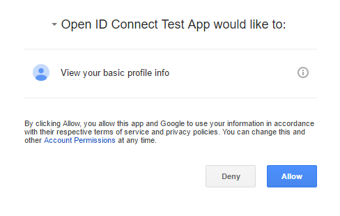 Authorising your application