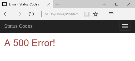 500 error