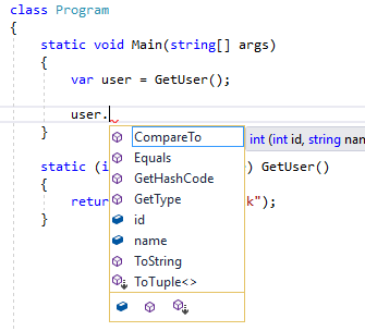 Intellisense