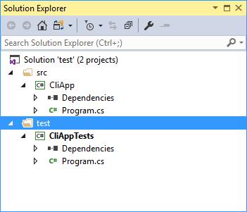 Solution folder