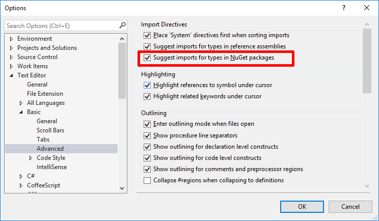 NuGet suggestions