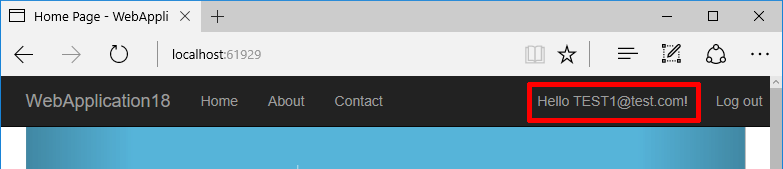 Logged in