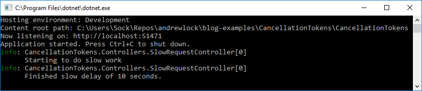 Log messages