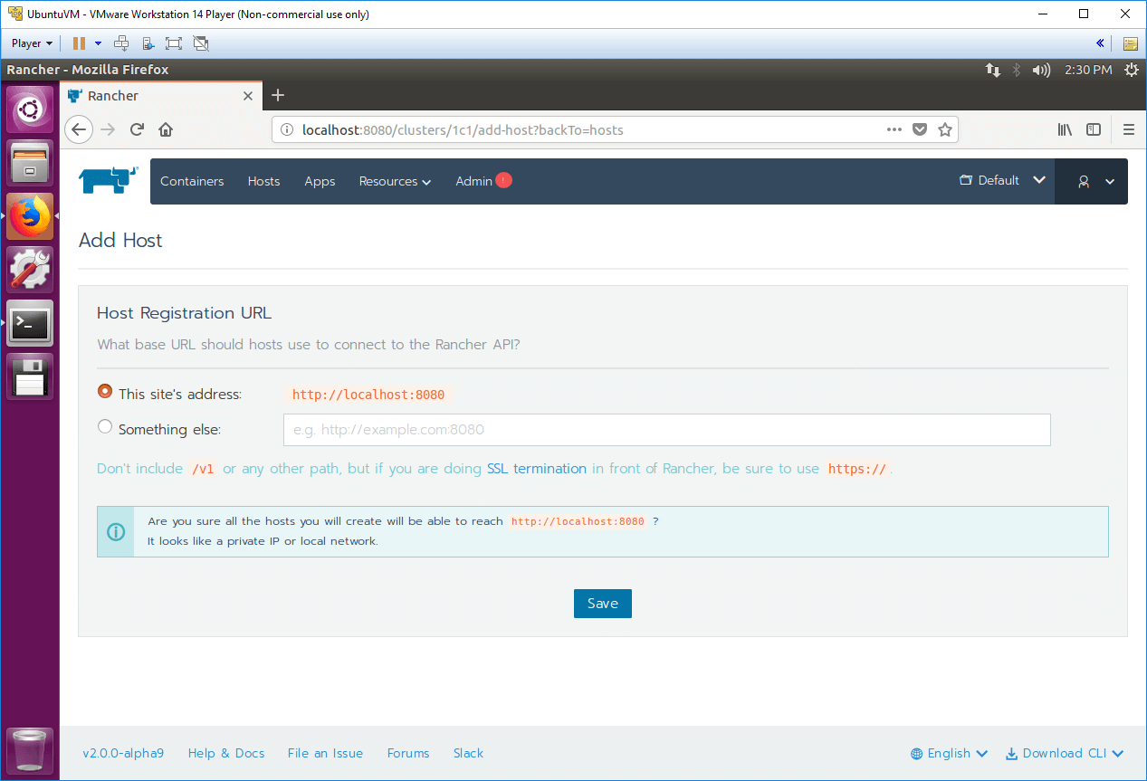 Add host details