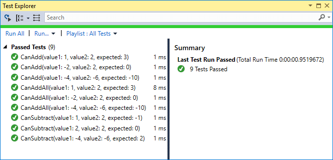 Theory tests