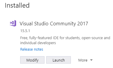 Modify your installation