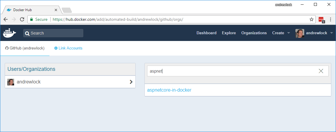 Search for the repositoroy