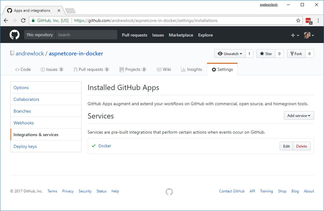 Docker integration