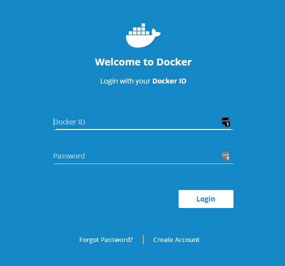 Sign in page