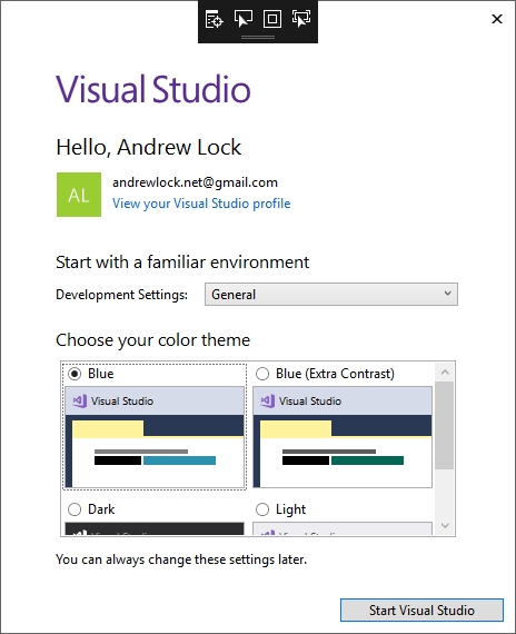 Setup your environment