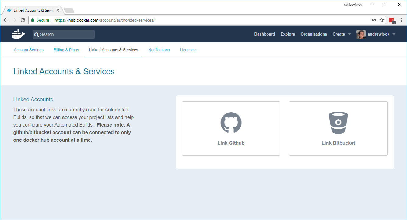 Linked accounts & Services