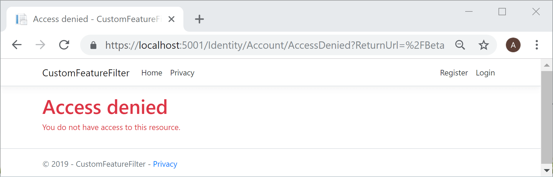 Instead of a 404, you're redirect to a 