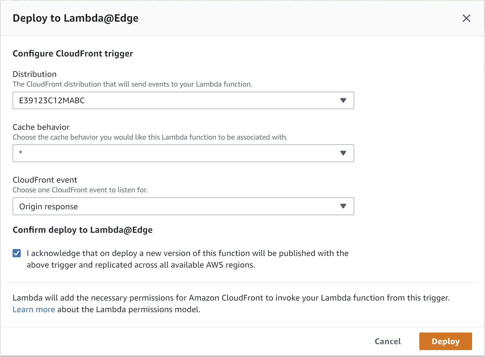 Deploying to Lambda@Edge