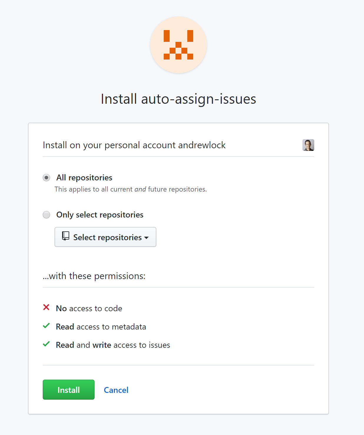 Installing the new app