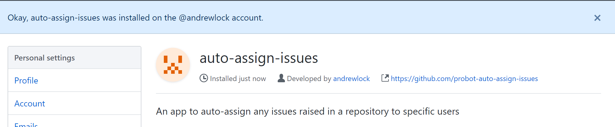 Installing the new app