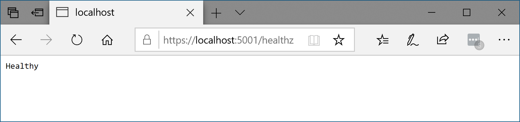 Health check response