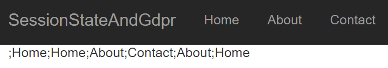 Session working correctly