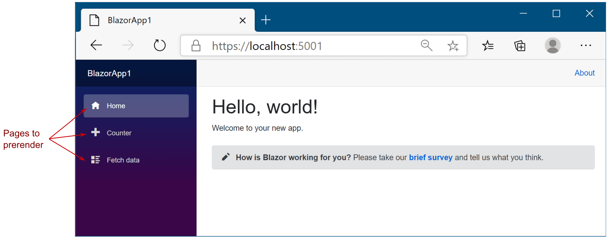 Image of what we're prerendering