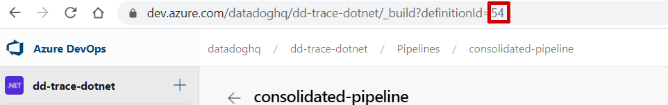 Finding the pipeline ID of an Azure DevOps project