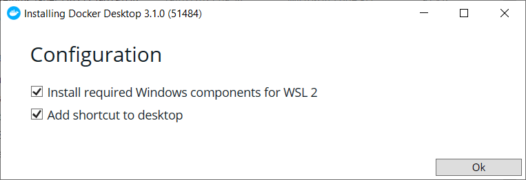 Installing Docker Desktop for Windows