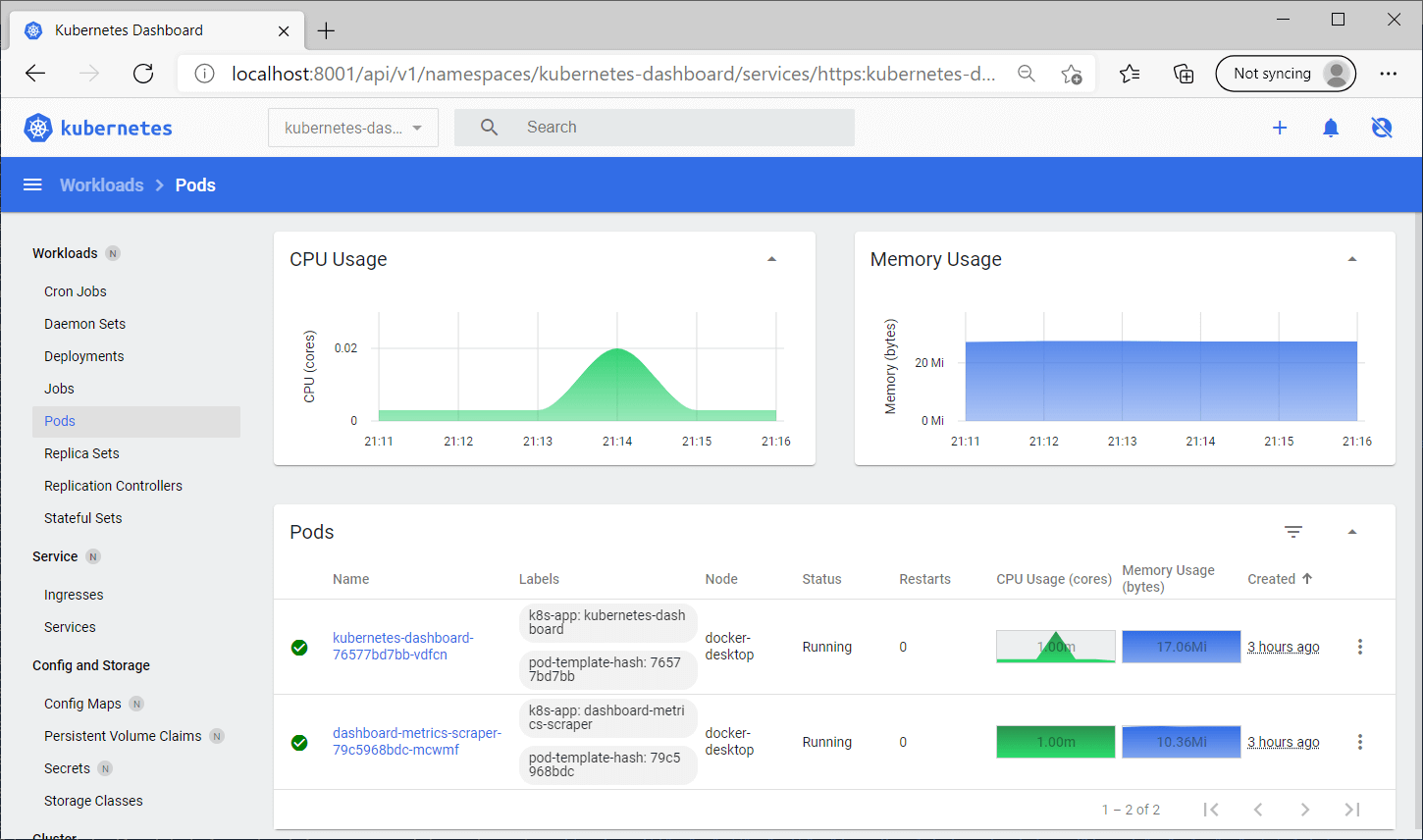 The Kubernetes Dashboard