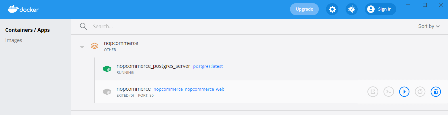 NopCommerce tries to restart the web app