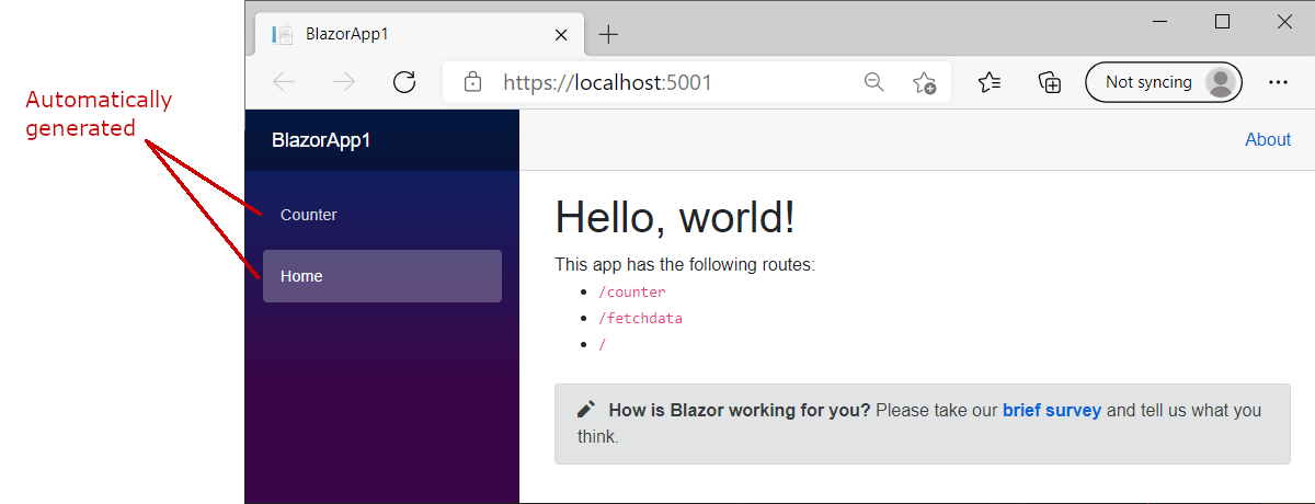 Using source generators to create a menu component