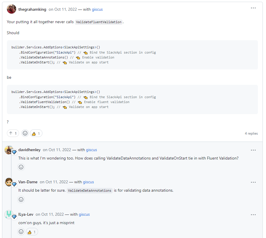 The threading model in GitHub