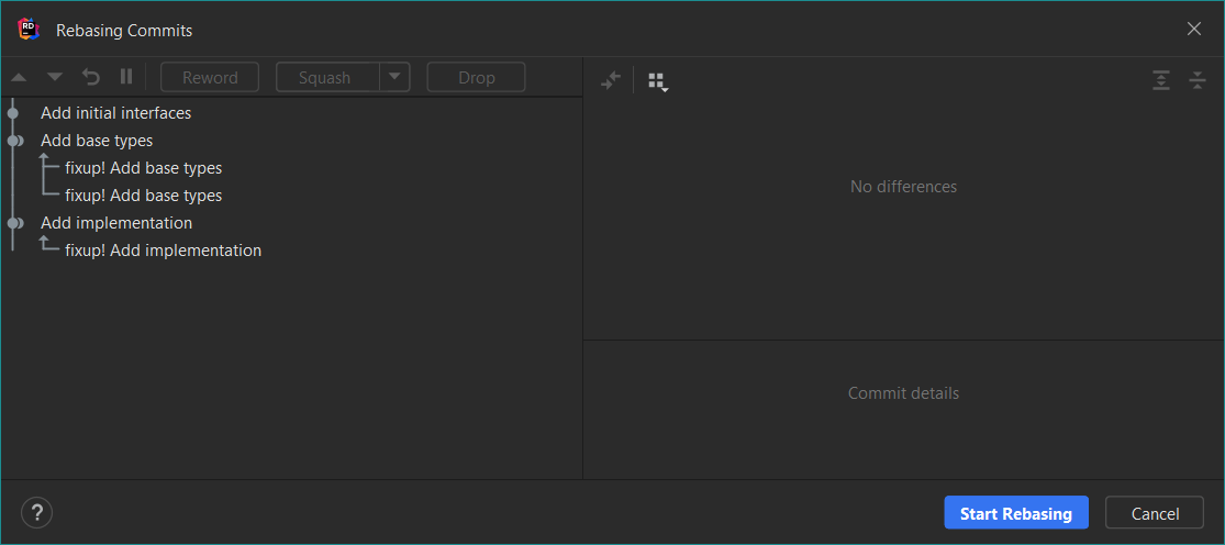 Using git absorb to create fixup commits