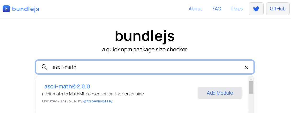 Bundling ascii-math in bunudle.js