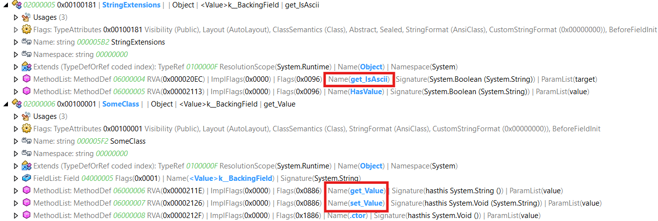 Looking at the metadata in a dll
