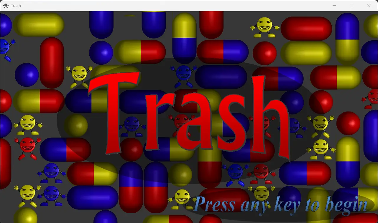 The Trash splash screen