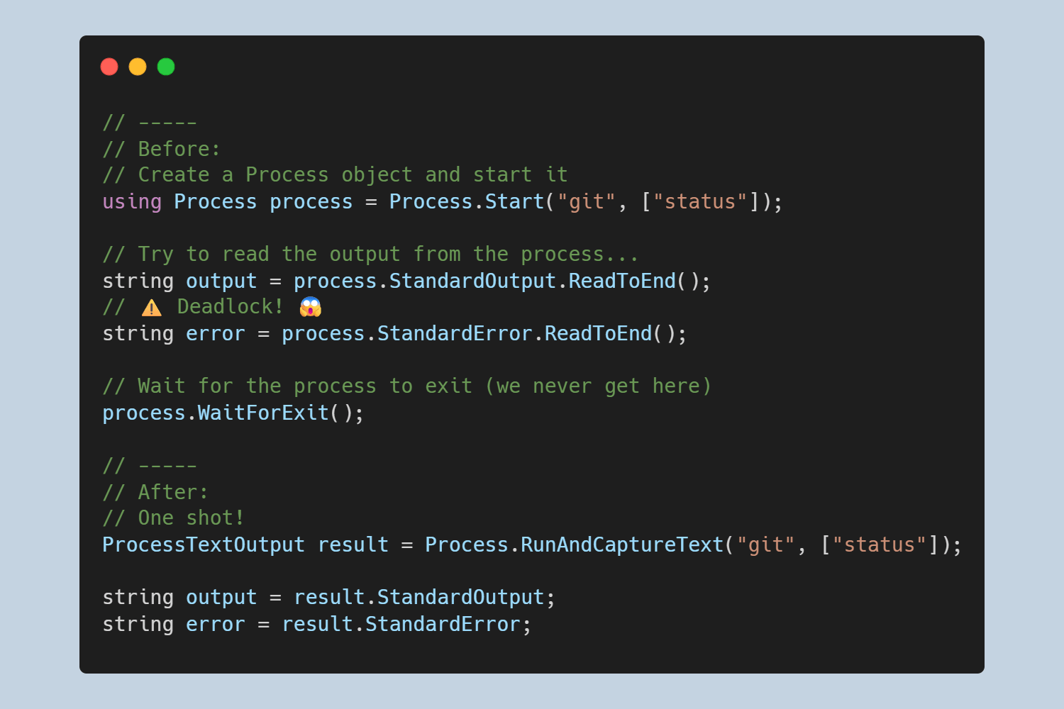 Banner image for Improvements to reading Process outputs