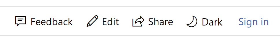Dark mode on docs.microsoft.com
