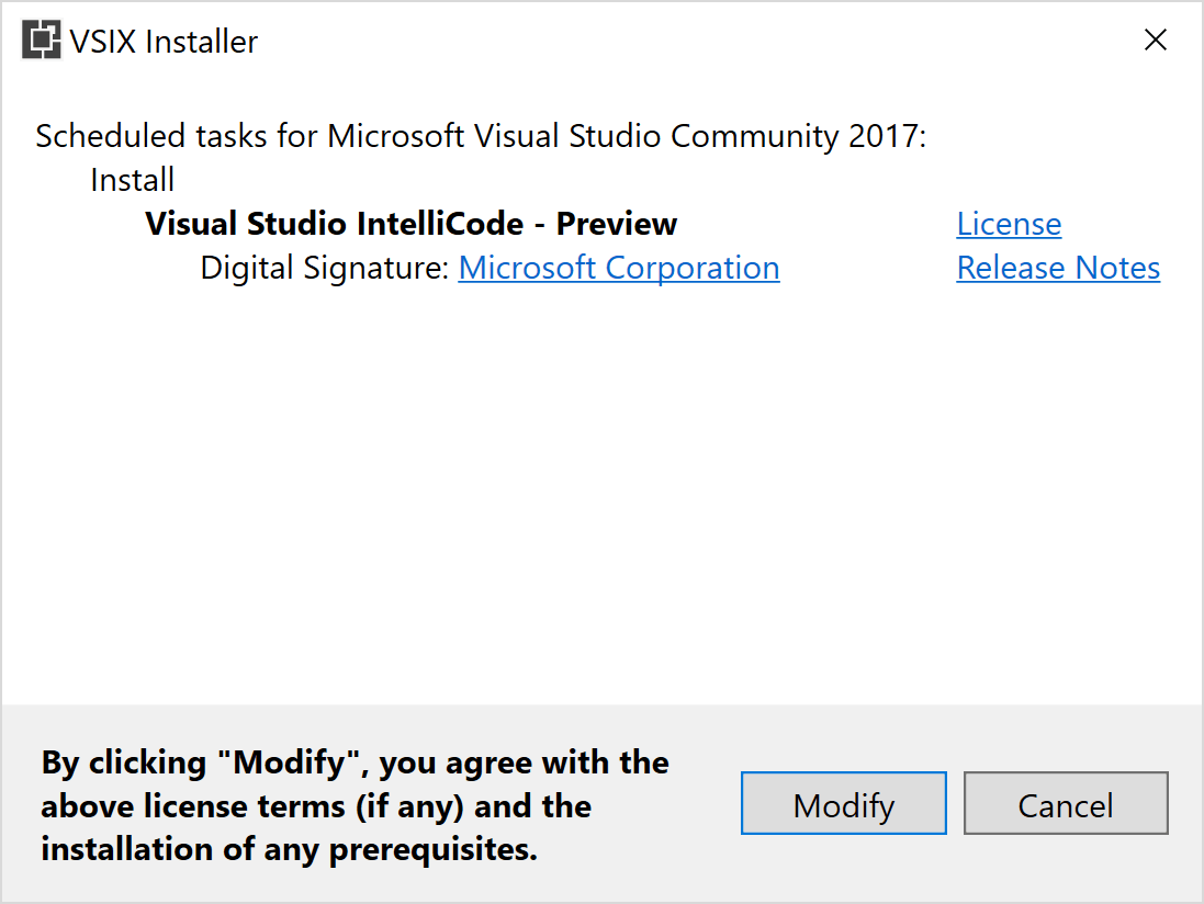 Install the VSIX