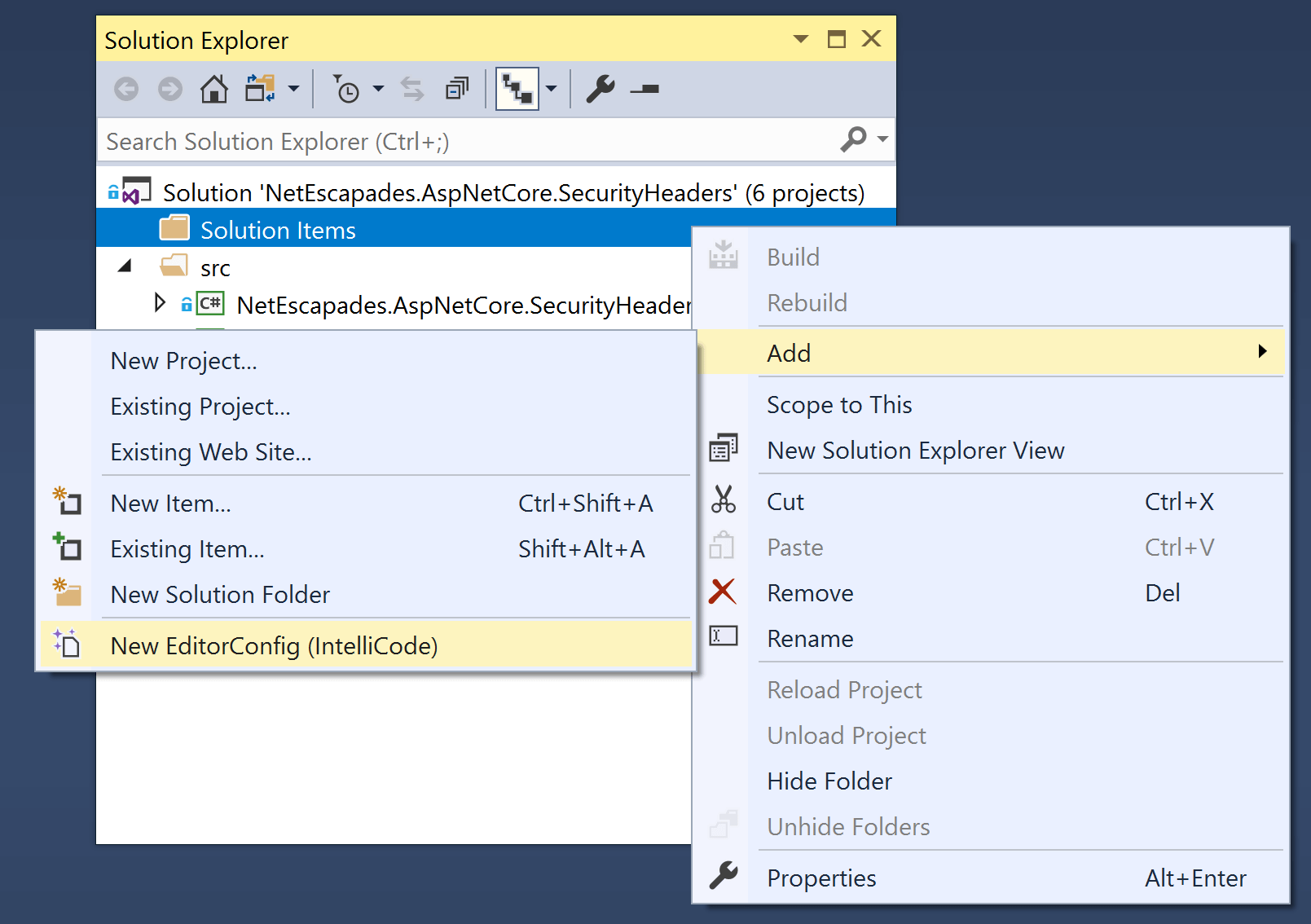 Install the VSIX